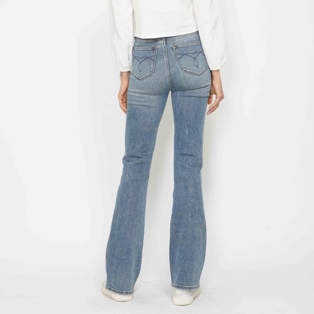 NWT LONG LENGTH Judy Blue PLUS + REG Size High Rise Tummy Control Bootcut Jeans - Picture 6 of 7